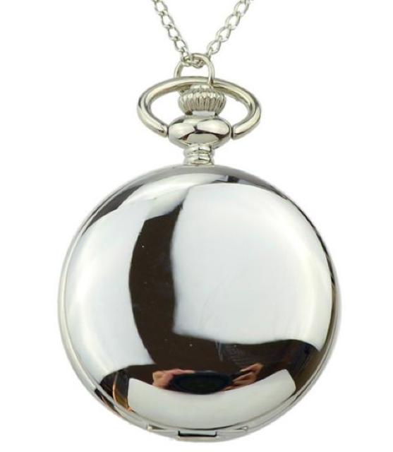 鏡面銀色 懐中時計 ネックレス エレガント ウォッチ ペンダント シンプル おしゃれ シルバー チェーン レトロ < 女性アクセサリー/時計  鏡面銀色 懐中時計 ネックレス エレガント ウォッチ ペンダント シンプル おしゃれ シルバー チェーン レトロ < 女性アクセサリー/時計の