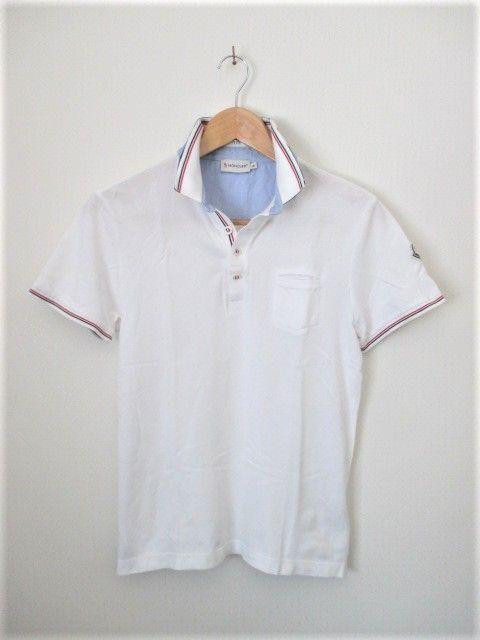 ☆MONCLER モンクレール ワッペン 襟花柄 ポロシャツ/半袖/メンズ/S☆国内正規品 < ブランド  ☆MONCLER モンクレール ワッペン 襟花柄 ポロシャツ/半袖/メンズ/S☆国内正規品  < ブランドの