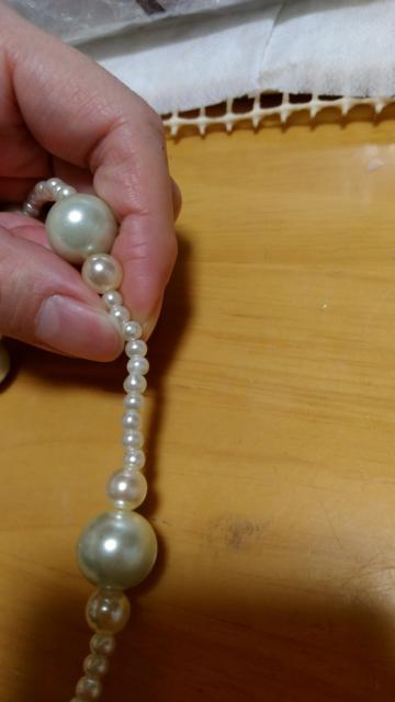 ※長さ40pイミテーションパールネックレス < 女性アクセサリー/時計  ※長さ40pイミテーションパールネックレス < 女性アクセサリー/時計の