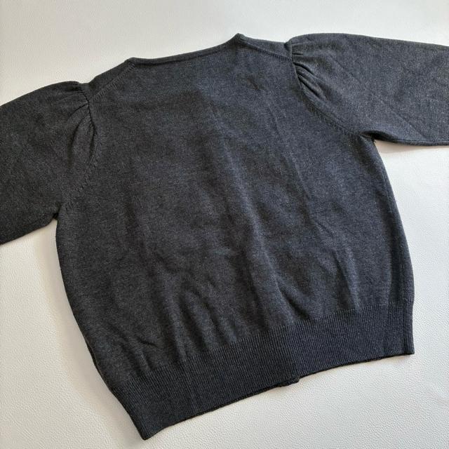 ◆美品◆ユニバーバルミューズ◆ウール混◆花柄刺繍カーディガン◆ビジュー◆グレー < 女性ファッション ◆美品◆ユニバーバルミューズ◆ウール混◆花柄刺繍カーディガン◆ビジュー◆グレー < 女性ファッションの