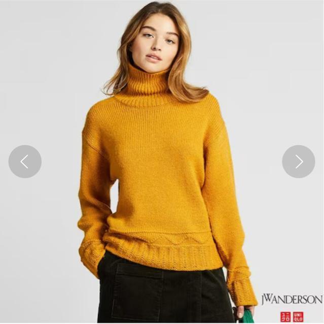 ユニクロ ローゲージタートルネックセーター イエロー マスタード 長袖ニット L < ブランド ユニクロ ローゲージタートルネックセーター イエロー マスタード 長袖ニット L < ブランドの