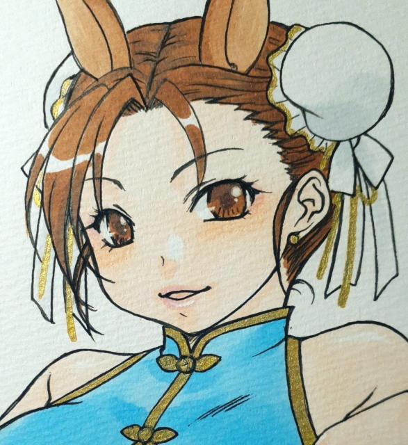 自作イラストB5 ストリートファイター/春麗 うまコスプレ < アニメ/コミック/キャラクター 自作イラストB5 ストリートファイター/春麗 うまコスプレ < アニメ/コミック/キャラクターの