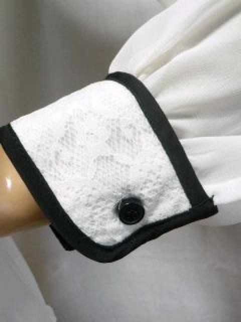 【CECIL McBEE/セシルマクビー】衿フリルレース切り替え ブラウス < ブランド 【CECIL McBEE/セシルマクビー】衿フリルレース切り替え ブラウス < ブランドの