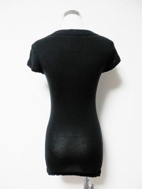 黒着心地の良いTシャツブラックストーンインポートD&G < ブランド 黒着心地の良いTシャツブラックストーンインポートD&G < ブランドの