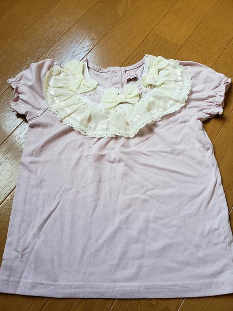 ☆美品☆マザーウェイズ☆薄いピンク半袖カットソーTシャツ☆110 < キッズ/ベビー  ☆美品☆マザーウェイズ☆薄いピンク半袖カットソーTシャツ☆110  < キッズ/ベビーの