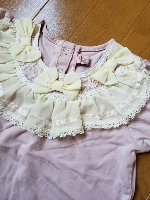☆美品☆マザーウェイズ☆薄いピンク半袖カットソーTシャツ☆110 < キッズ/ベビー  ☆美品☆マザーウェイズ☆薄いピンク半袖カットソーTシャツ☆110 < キッズ/ベビーの