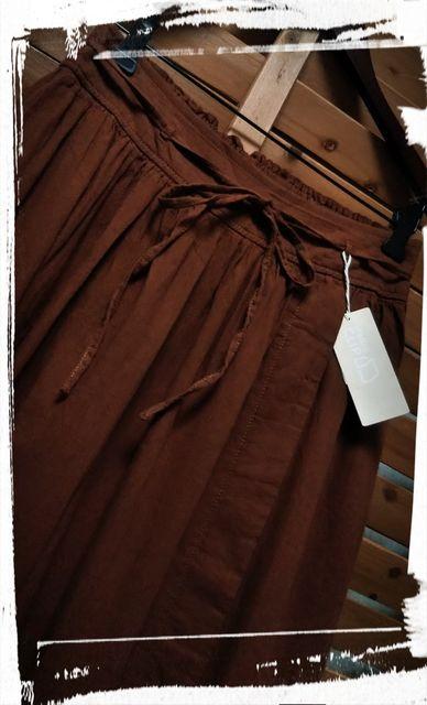 *studio CLIP* コットンリネン シャンブレー ロングSK 新品 レンガ < ブランド *studio CLIP* コットンリネン シャンブレー ロングSK 新品 レンガ < ブランドの