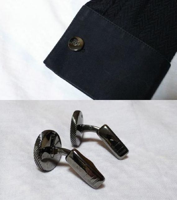 正規レア アルフレッドダンヒル ADロゴ エンブレムオーバルカフス黒 ブラックカフリンクスボタン 付属有 < ブランド 正規レア アルフレッドダンヒル ADロゴ エンブレムオーバルカフス黒 ブラックカフリンクスボタン 付属有 < ブランドの