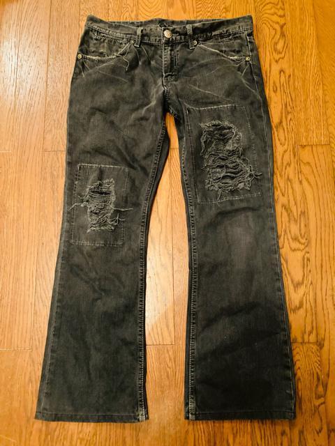 on board オンボード デニム ジーンズ ジーパン ブラック 日本製 ブーツカット メンズ クラッシュ  < ブランド  on board オンボード デニム ジーンズ ジーパン ブラック 日本製 ブーツカット メンズ クラッシュ   < ブランドの