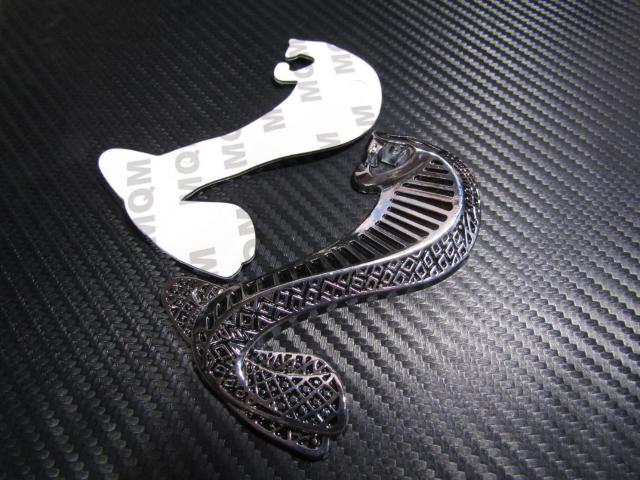 ●1994 マスタング コブラ SVT スネーク CH&BLACK 凹凸仕様 メタル製 エンブレム < 自動車/バイク ●1994 マスタング コブラ SVT スネーク CH&BLACK 凹凸仕様 メタル製 エンブレム < 自動車/バイク