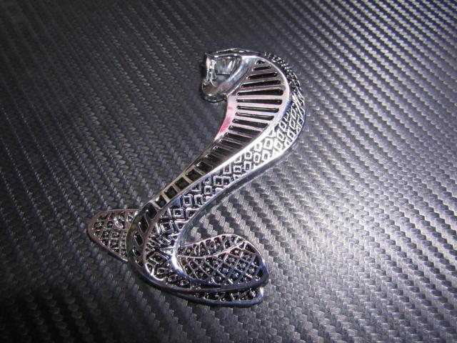 ●1994 マスタング コブラ SVT スネーク CH&BLACK 凹凸仕様 メタル製 エンブレム < 自動車/バイク ●1994 マスタング コブラ SVT スネーク CH&BLACK 凹凸仕様 メタル製 エンブレム < 自動車/バイク