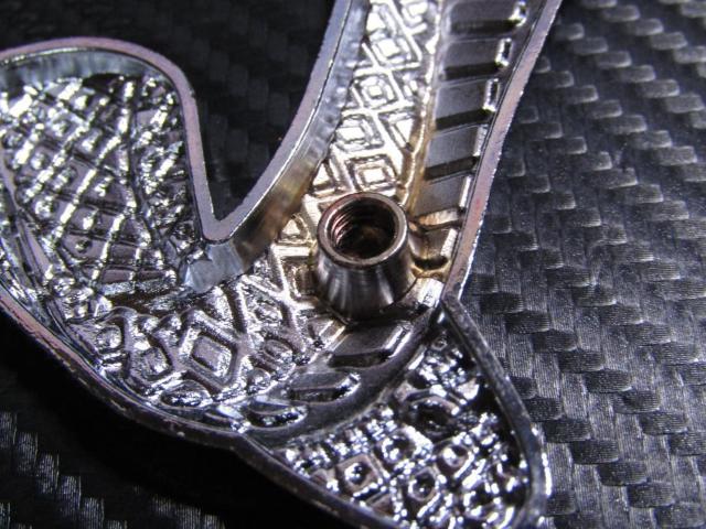 ●1994 マスタング コブラ SVT スネーク CH&BLACK 凹凸仕様 メタル製 エンブレム < 自動車/バイク ●1994 マスタング コブラ SVT スネーク CH&BLACK 凹凸仕様 メタル製 エンブレム < 自動車/バイク