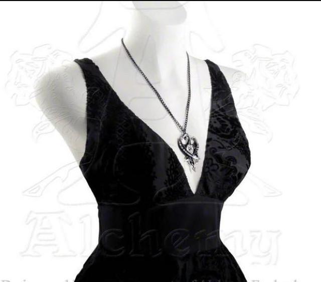 ALCHEMY GOTHIC: Diamond Heart Necklace < 女性アクセサリー/時計  ALCHEMY GOTHIC: Diamond Heart Necklace  < 女性アクセサリー/時計の