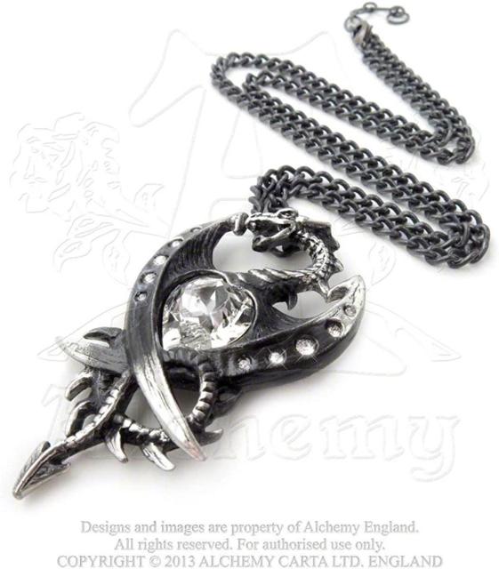 ALCHEMY GOTHIC: Diamond Heart Necklace < 女性アクセサリー/時計  ALCHEMY GOTHIC: Diamond Heart Necklace < 女性アクセサリー/時計の