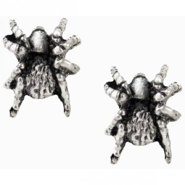Alchemy Gothic Black Widow Studs - Pair   jANZT[/v 