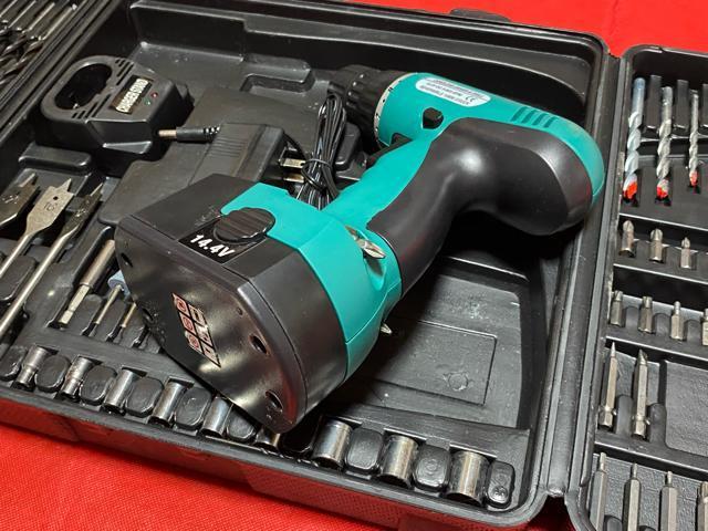 ハイパワー充電式ドリルドライバー 未使用品 14.4V 美品 4523-06-1 < ペット/手芸/園芸  ハイパワー充電式ドリルドライバー 未使用品 14.4V 美品 4523-06-1 < ペット/手芸/園芸の
