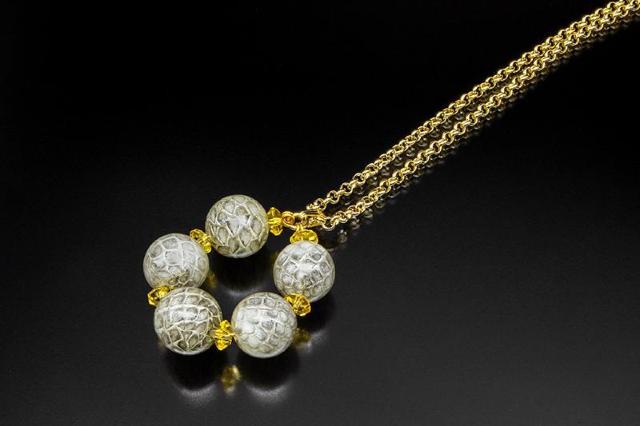 金運 蛇玉 ペンダント 開運 蓄財 留め具ナシ < 女性アクセサリー/時計  金運 蛇玉 ペンダント 開運 蓄財 留め具ナシ < 女性アクセサリー/時計の