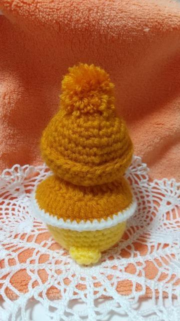 ひよ雪だるま*編みぐるみ(オレンジ) < ペット/手芸/園芸 ひよ雪だるま*編みぐるみ(オレンジ) < ペット/手芸/園芸の