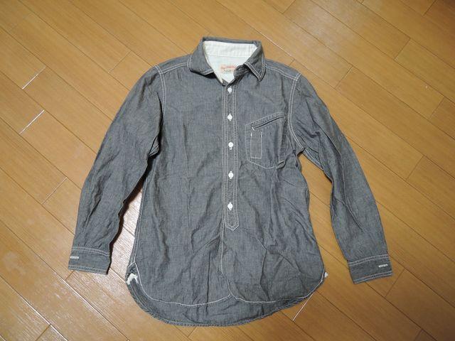 TMTシャンブレーシャツS灰系デニム長袖ティーエムティー < ブランド  TMTシャンブレーシャツS灰系デニム長袖ティーエムティー  < ブランドの