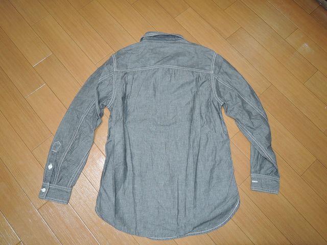 TMTシャンブレーシャツS灰系デニム長袖ティーエムティー < ブランド  TMTシャンブレーシャツS灰系デニム長袖ティーエムティー < ブランドの