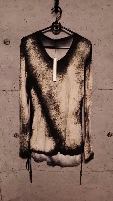 新品KMRIIケムリ Discharged Side Shirring Cut/LS 2 < ブランド  新品KMRIIケムリ Discharged Side Shirring Cut/LS 2  < ブランドの