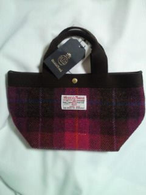 Harris Tweed ハリスツイード ミニ トートバッグ パープル < ブランド  Harris Tweed ハリスツイード ミニ トートバッグ パープル < ブランドの