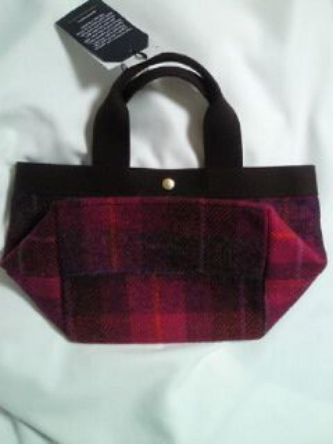 Harris Tweed ハリスツイード ミニ トートバッグ パープル < ブランド  Harris Tweed ハリスツイード ミニ トートバッグ パープル < ブランドの