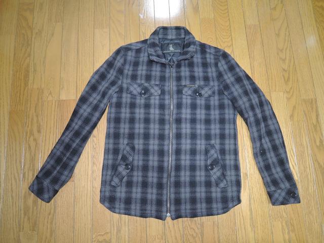 HYSTERIC GLAMOUR ヒステリックグラマー チェックネル ジャケット S 黒灰 ウール バッファロー < ブランド  HYSTERIC GLAMOUR ヒステリックグラマー チェックネル ジャケット S 黒灰 ウール バッファロー  < ブランドの