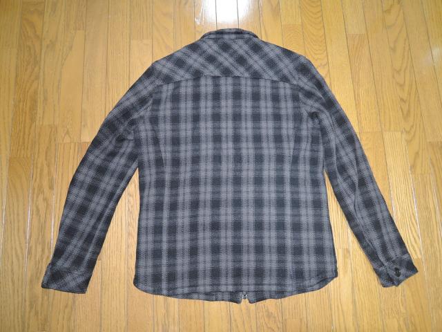 HYSTERIC GLAMOUR ヒステリックグラマー チェックネル ジャケット S 黒灰 ウール バッファロー < ブランド  HYSTERIC GLAMOUR ヒステリックグラマー チェックネル ジャケット S 黒灰 ウール バッファロー < ブランドの