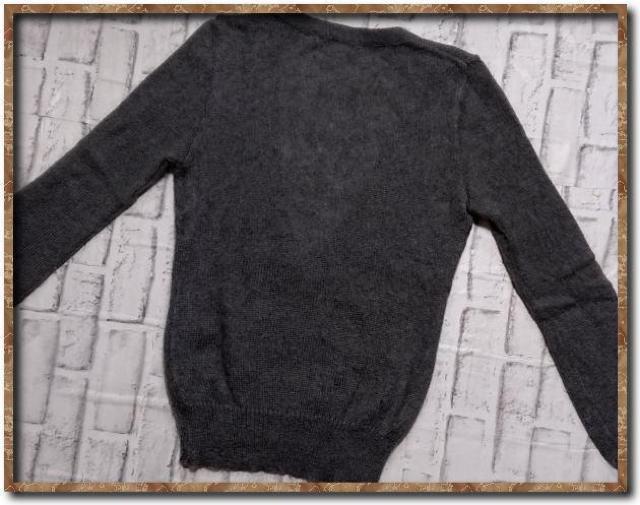 ストロベリーフィールズ Vネックモヘヤニット 濃グレー < ブランド ストロベリーフィールズ Vネックモヘヤニット 濃グレー < ブランドの