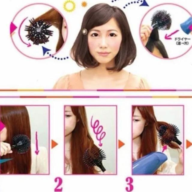 定価1,590円【新品】耐熱360℃スタイリングヘアブラシ●黒●3Dロールブラシ●ゆるふわ巻き髪 ボリュームアップ ヘアセット < ヘルス/ビューティー  定価1,590円【新品】耐熱360℃スタイリングヘアブラシ●黒●3Dロールブラシ●ゆるふわ巻き髪 ボリュームアップ ヘアセット < ヘルス/ビューティーの