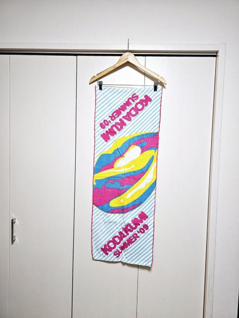(11) 倖田來未  SUMMER 2009  スポーツタオル 白×水色ストライプ < タレントグッズ  (11) 倖田來未  SUMMER 2009  スポーツタオル 白×水色ストライプ  < タレントグッズの