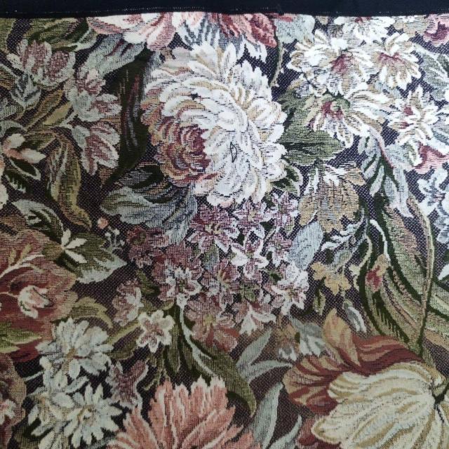 コブラン織り花柄布、木製ハンドル、エンジコード 手作り手提げバッグキット < ペット/手芸/園芸  コブラン織り花柄布、木製ハンドル、エンジコード 手作り手提げバッグキット < ペット/手芸/園芸の