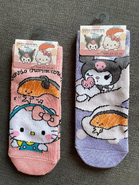 ♯新品♯サンリオ KIRIMIちゃん キティちゃん クロミちゃん  ソックス 靴下 2点まとめ売り!! < 女性ファッション  ♯新品♯サンリオ KIRIMIちゃん キティちゃん クロミちゃん  ソックス 靴下 2点まとめ売り!!  < 女性ファッションの