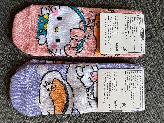 ♯新品♯サンリオ KIRIMIちゃん キティちゃん クロミちゃん  ソックス 靴下 2点まとめ売り!! < 女性ファッション  ♯新品♯サンリオ KIRIMIちゃん キティちゃん クロミちゃん  ソックス 靴下 2点まとめ売り!! < 女性ファッションの