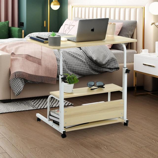 サイドテーブル 昇降式テーブル ベッドサイドテーブル デスク 机 pcデスク パソコンデスク てーぶる 作業台 高さ調節デスク < インテリア/ライフ  サイドテーブル 昇降式テーブル ベッドサイドテーブル デスク 机 pcデスク パソコンデスク てーぶる 作業台 高さ調節デスク < インテリア/ライフの