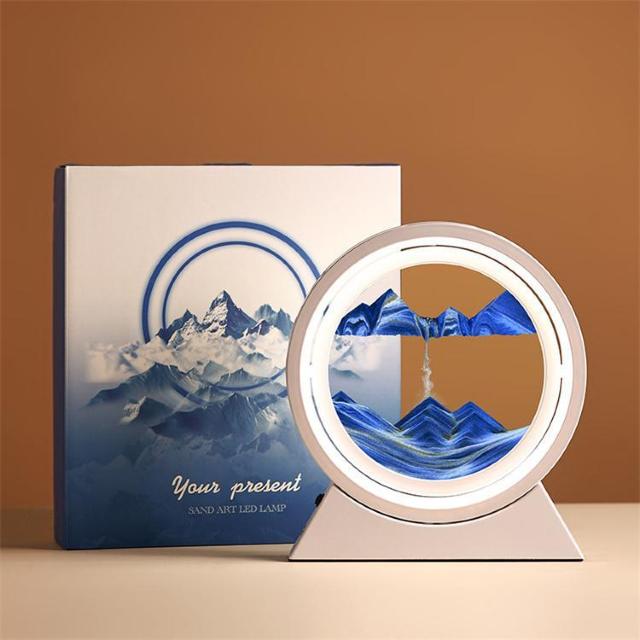 山水画 3D砂アート 充電式 発光砂時計 リビング装飾 人気デザイン < インテリア/ライフ 山水画 3D砂アート 充電式 発光砂時計 リビング装飾 人気デザイン < インテリア/ライフの
