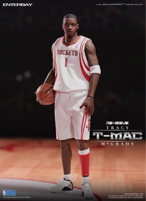 ENTERBAY RM-1067  �g���C�V�[�E�}�O���f�B �q���[�X�g���E���P�b�c  1/6 NBA Tracy McGrady �� �z�r�[�� 