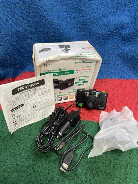 TEC Drive Recorder TECDVRVGA �h���C�u���R�[�_�[ 2.4�^�t�� �V�K�[�d���t �� ������/�o�C�N