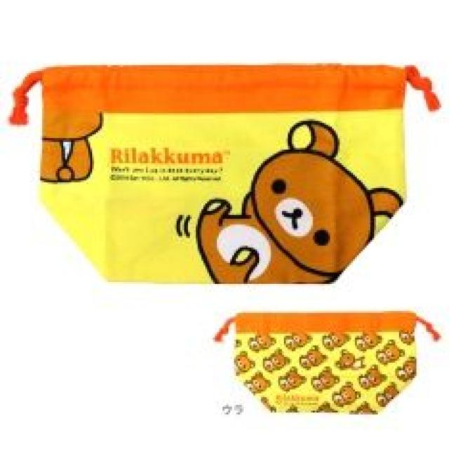 《New》リラックマ★両面に違うデザイン*ランチ巾着袋/弁当箱入れ < インテリア/ライフ 《New》リラックマ★両面に違うデザイン*ランチ巾着袋/弁当箱入れ < インテリア/ライフの