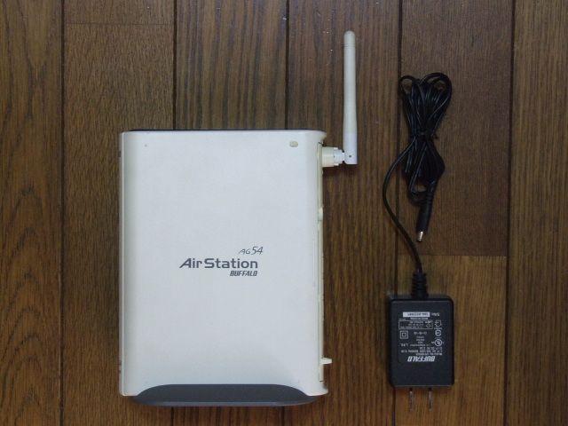 バッファロー 無線ルーター「WER-AMG54」中古! < PC本体/周辺機器  バッファロー 無線ルーター「WER-AMG54」中古!  < PC本体/周辺機器の