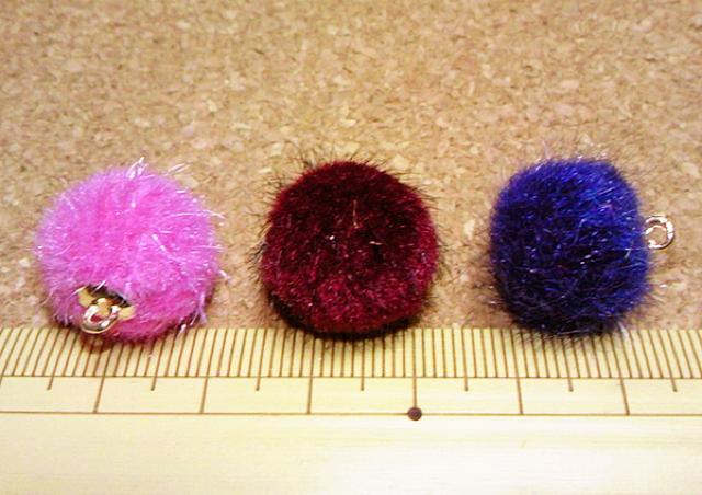 エコファーボールチャーム10個バーガンディ < ペット/手芸/園芸  エコファーボールチャーム10個バーガンディ < ペット/手芸/園芸の