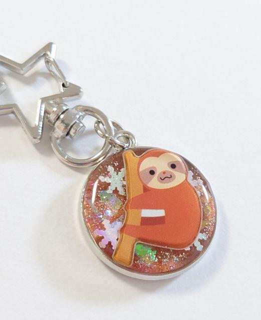 ナマケモノちゃんレジンキーホルダー☆ #ナマケモノアクセサリー  #ナマケモノグッズ   #ナマケモノネックレス  #かわいい < 女性ファッション  ナマケモノちゃんレジンキーホルダー☆ #ナマケモノアクセサリー  #ナマケモノグッズ   #ナマケモノネックレス  #かわいい < 女性ファッションの