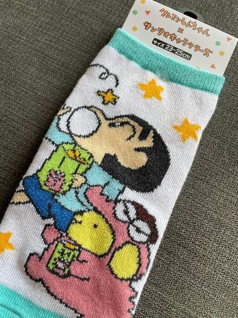 ♯新品♯クレヨンしんちゃん × ポムポムプリン めちゃ可愛 ソックス 靴下 チョコビ < 女性ファッション  ♯新品♯クレヨンしんちゃん × ポムポムプリン めちゃ可愛 ソックス 靴下 チョコビ < 女性ファッションの