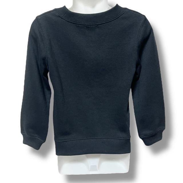 【100】ラメロゴ&クロスボーンスカルプリントトレーナー☆スウェット < キッズ/ベビー 【100】ラメロゴ&クロスボーンスカルプリントトレーナー☆スウェット < キッズ/ベビーの