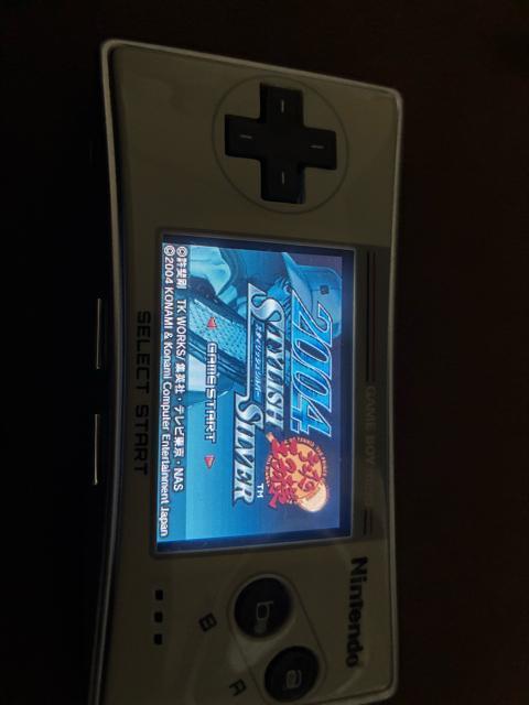 任天堂ゲームボーイミクロフェイスプレート付きで動作品!テニスの王子様 2004 スタイリッシュシルバー < ゲーム本体/ソフト 任天堂ゲームボーイミクロフェイスプレート付きで動作品!テニスの王子様 2004 スタイリッシュシルバー < ゲーム本体/ソフトの