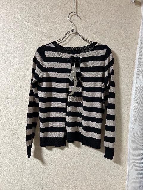 1.2万新品タグ付きJILL STUART★コットン・アルパカバックリボン付き開きニット < ブランド 1.2万新品タグ付きJILL STUART★コットン・アルパカバックリボン付き開きニット < ブランドの