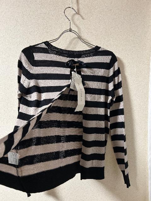 1.2万新品タグ付きJILL STUART★コットン・アルパカバックリボン付き開きニット < ブランド 1.2万新品タグ付きJILL STUART★コットン・アルパカバックリボン付き開きニット < ブランドの