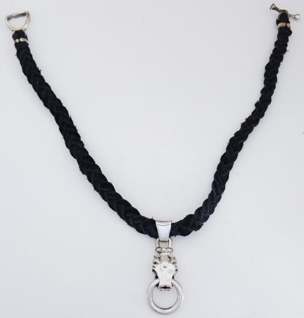 シルバー925 ガーゴイルドラゴンリングレザーチョーカー < 男性アクセサリー/時計 シルバー925 ガーゴイルドラゴンリングレザーチョーカー < 男性アクセサリー/時計の