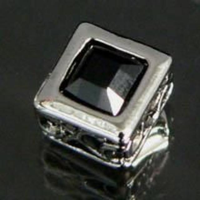 最高級.存在感【プラチナ】一粒ブラックストーンスクエア ピアス < 男性アクセサリー/時計 最高級.存在感【プラチナ】一粒ブラックストーンスクエア ピアス < 男性アクセサリー/時計の